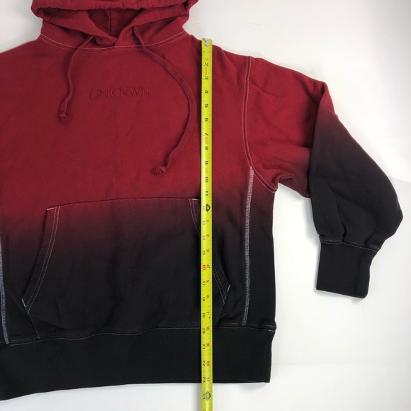 New Unknwn Sport Red Tie Dye Jacket Men Size S-L - Picture 7 of 12